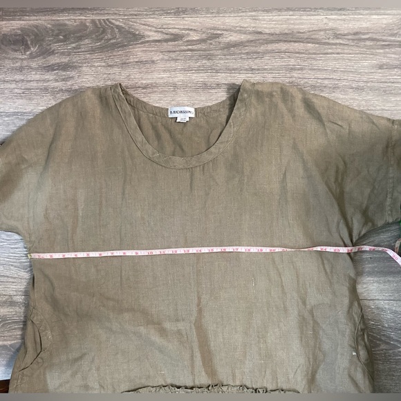 B. Hadikusumo 100% Linen Top One Size Fits All - Picture 14 of 15
